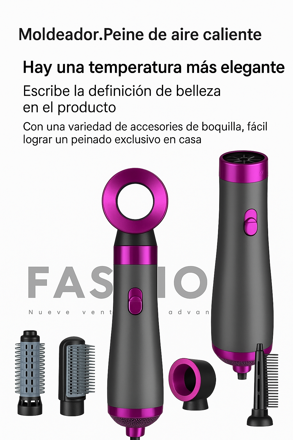 Secador de pelo 5 en 1