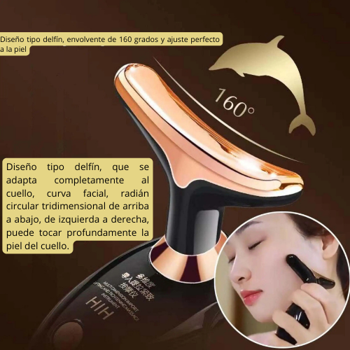 LumiSkin™ - Masajeador facial 3 en 1