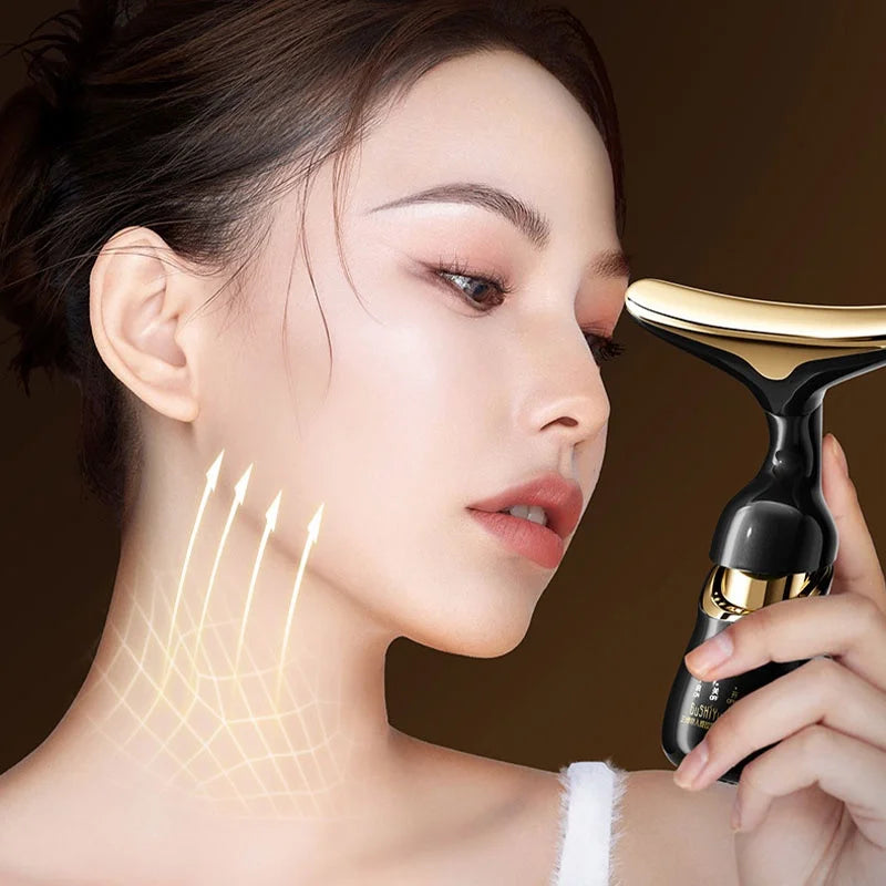 LumiSkin™ - Masajeador facial 3 en 1