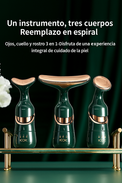 LumiSkin™ - Masajeador facial 3 en 1